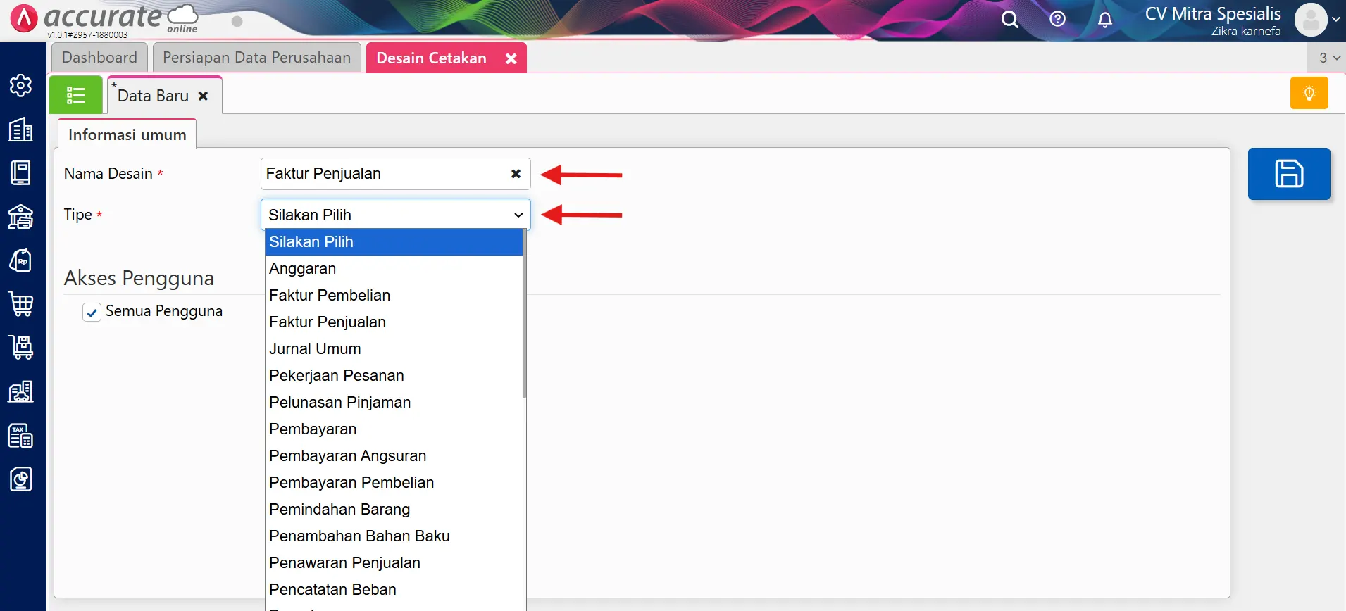 cara membuat desain cetakan